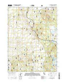 Spaulding Butte California Current topographic map, 1:24000 scale, 7.5 X 7.5 Minute, Year 2015