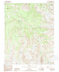 Sphinx Lakes California Historical topographic map, 1:24000 scale, 7.5 X 7.5 Minute, Year 1988