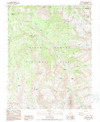 Sphinx Lakes California Historical topographic map, 1:24000 scale, 7.5 X 7.5 Minute, Year 1988