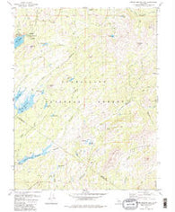 Spicer Meadow Res. California Historical topographic map, 1:24000 scale, 7.5 X 7.5 Minute, Year 1979