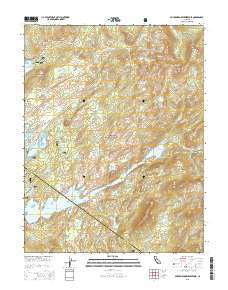 Spicer Meadow Reservoir California Current topographic map, 1:24000 scale, 7.5 X 7.5 Minute, Year 2015
