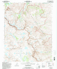 Split Mtn California Historical topographic map, 1:24000 scale, 7.5 X 7.5 Minute, Year 1994