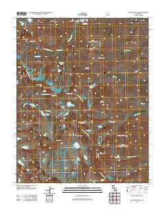 Split Mountain California Historical topographic map, 1:24000 scale, 7.5 X 7.5 Minute, Year 2012