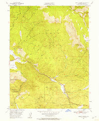 Spring Garden California Historical topographic map, 1:24000 scale, 7.5 X 7.5 Minute, Year 1950