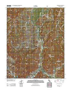Springville California Historical topographic map, 1:24000 scale, 7.5 X 7.5 Minute, Year 2012