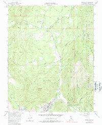 Springville California Historical topographic map, 1:24000 scale, 7.5 X 7.5 Minute, Year 1977