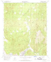 Springville California Historical topographic map, 1:24000 scale, 7.5 X 7.5 Minute, Year 1957