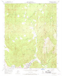Springville California Historical topographic map, 1:24000 scale, 7.5 X 7.5 Minute, Year 1957