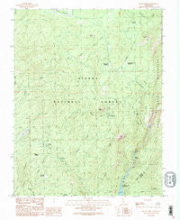 Squaw Dome California Historical topographic map, 1:24000 scale, 7.5 X 7.5 Minute, Year 1990