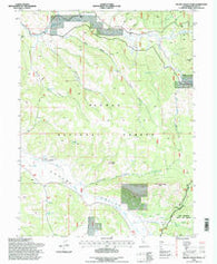 Squaw Valley Peak California Historical topographic map, 1:24000 scale, 7.5 X 7.5 Minute, Year 1994