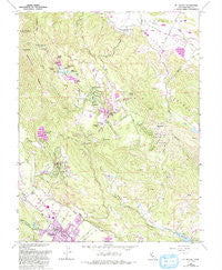 St. Helena California Historical topographic map, 1:24000 scale, 7.5 X 7.5 Minute, Year 1960