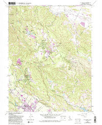 St. Helena California Historical topographic map, 1:24000 scale, 7.5 X 7.5 Minute, Year 1960