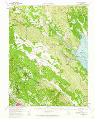 St. Helena California Historical topographic map, 1:62500 scale, 15 X 15 Minute, Year 1960