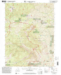 St. John Mountain California Historical topographic map, 1:24000 scale, 7.5 X 7.5 Minute, Year 1996