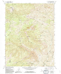 St. John Mtn. California Historical topographic map, 1:24000 scale, 7.5 X 7.5 Minute, Year 1968