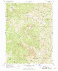 St. John Mtn. California Historical topographic map, 1:24000 scale, 7.5 X 7.5 Minute, Year 1968