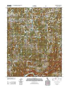 Standard California Historical topographic map, 1:24000 scale, 7.5 X 7.5 Minute, Year 2012