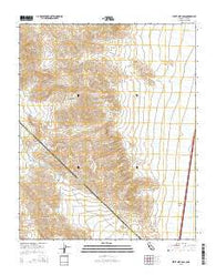 State Line Pass California Current topographic map, 1:24000 scale, 7.5 X 7.5 Minute, Year 2015