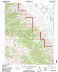 Station Peak California Historical topographic map, 1:24000 scale, 7.5 X 7.5 Minute, Year 1994