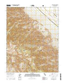 Station Peak California Current topographic map, 1:24000 scale, 7.5 X 7.5 Minute, Year 2015