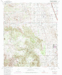 Steele Peak California Historical topographic map, 1:24000 scale, 7.5 X 7.5 Minute, Year 1967