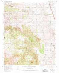 Steele Peak California Historical topographic map, 1:24000 scale, 7.5 X 7.5 Minute, Year 1967