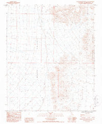 Stepladder Mountains SW California Historical topographic map, 1:24000 scale, 7.5 X 7.5 Minute, Year 1985