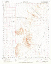Stepladder Mts California Historical topographic map, 1:62500 scale, 15 X 15 Minute, Year 1956
