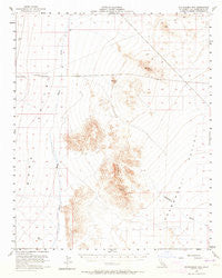 Stepladder Mts California Historical topographic map, 1:62500 scale, 15 X 15 Minute, Year 1956