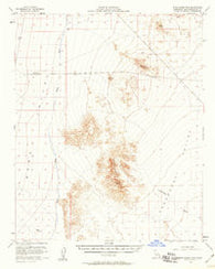 Stepladder Mts California Historical topographic map, 1:62500 scale, 15 X 15 Minute, Year 1956
