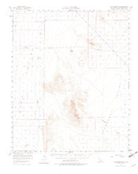 Stepladder Mts California Historical topographic map, 1:62500 scale, 15 X 15 Minute, Year 1956