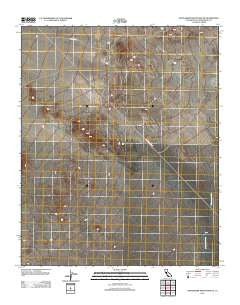 Stepladder Mountains NE California Historical topographic map, 1:24000 scale, 7.5 X 7.5 Minute, Year 2012