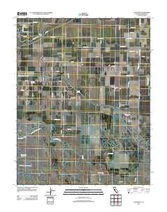 Stevinson California Historical topographic map, 1:24000 scale, 7.5 X 7.5 Minute, Year 2012