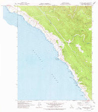Stewarts Point California Historical topographic map, 1:24000 scale, 7.5 X 7.5 Minute, Year 1978