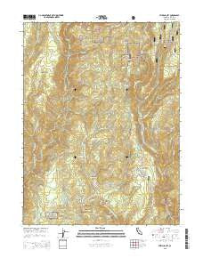Stirling City California Current topographic map, 1:24000 scale, 7.5 X 7.5 Minute, Year 2015