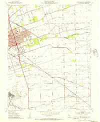 Stockton East California Historical topographic map, 1:24000 scale, 7.5 X 7.5 Minute, Year 1952