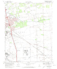 Stockton East California Historical topographic map, 1:24000 scale, 7.5 X 7.5 Minute, Year 1968