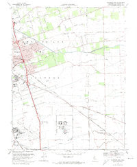 Stockton East California Historical topographic map, 1:24000 scale, 7.5 X 7.5 Minute, Year 1968