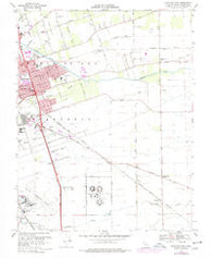 Stockton East California Historical topographic map, 1:24000 scale, 7.5 X 7.5 Minute, Year 1968