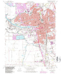 Stockton West California Historical topographic map, 1:24000 scale, 7.5 X 7.5 Minute, Year 1968
