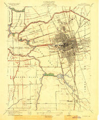 Stockton California Historical topographic map, 1:31680 scale, 7.5 X 7.5 Minute, Year 1913
