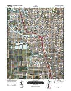 Stockton West California Historical topographic map, 1:24000 scale, 7.5 X 7.5 Minute, Year 2012