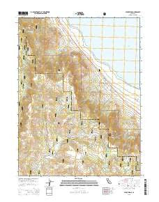 Stony Ridge California Current topographic map, 1:24000 scale, 7.5 X 7.5 Minute, Year 2015