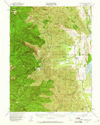 Stonyford California Historical topographic map, 1:62500 scale, 15 X 15 Minute, Year 1951