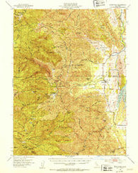 Stonyford California Historical topographic map, 1:62500 scale, 15 X 15 Minute, Year 1951