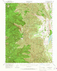 Stonyford California Historical topographic map, 1:62500 scale, 15 X 15 Minute, Year 1951