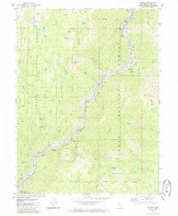 Storrie California Historical topographic map, 1:24000 scale, 7.5 X 7.5 Minute, Year 1979