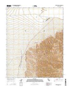 Stovepipe Wells California Current topographic map, 1:24000 scale, 7.5 X 7.5 Minute, Year 2015