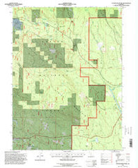 Stover Mountain California Historical topographic map, 1:24000 scale, 7.5 X 7.5 Minute, Year 1995