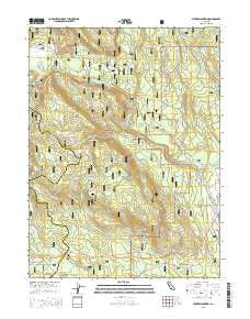 Stover Mountain California Current topographic map, 1:24000 scale, 7.5 X 7.5 Minute, Year 2015